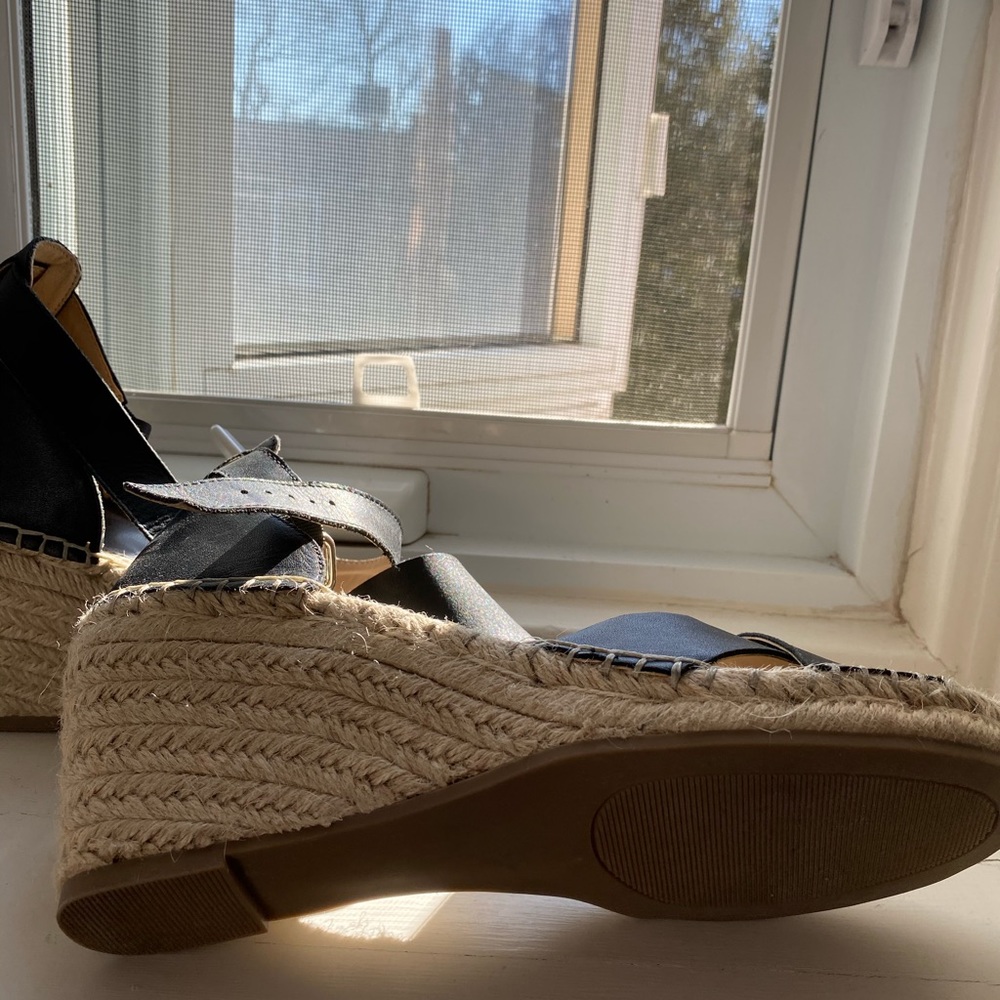 GAP crossover strap Black espadrilles 👠 - Picture 6 of 7